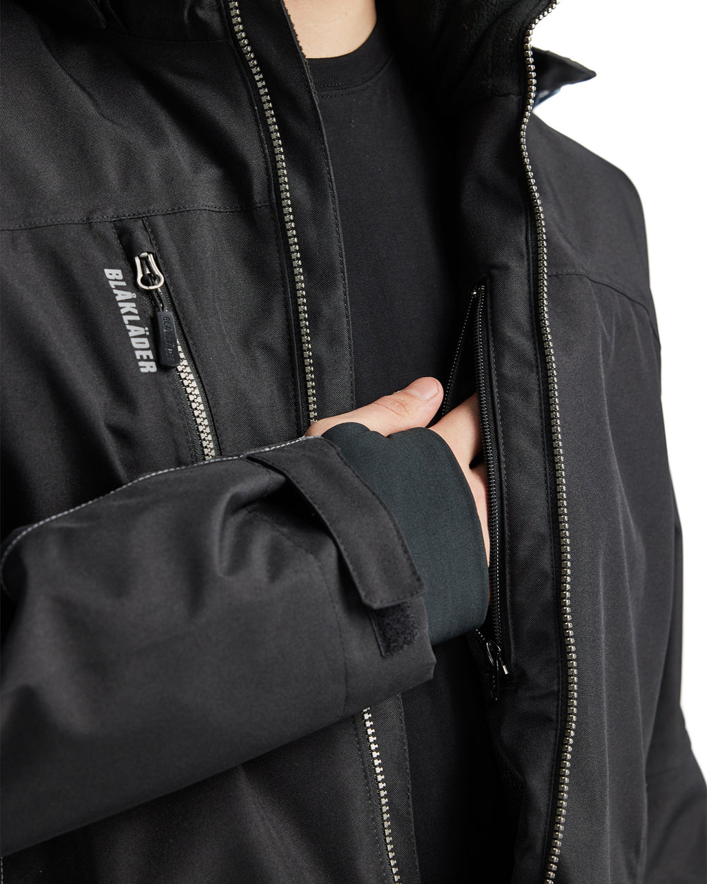 Blaklader Lined Lightweight Winter Jacket, Black/Grey (8)