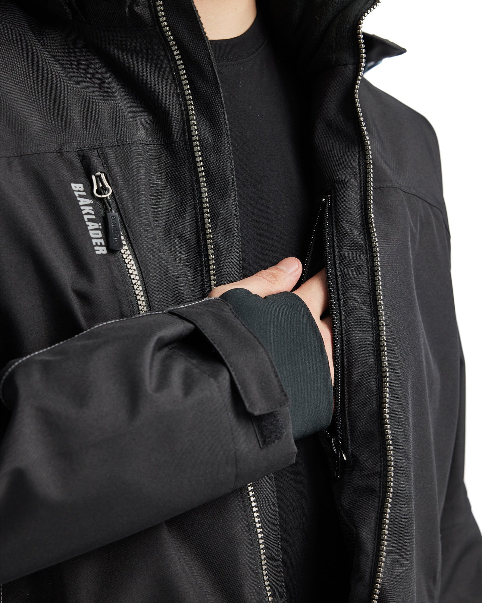 Blaklader Lined Lightweight Winter Jacket, Black/Grey (8)