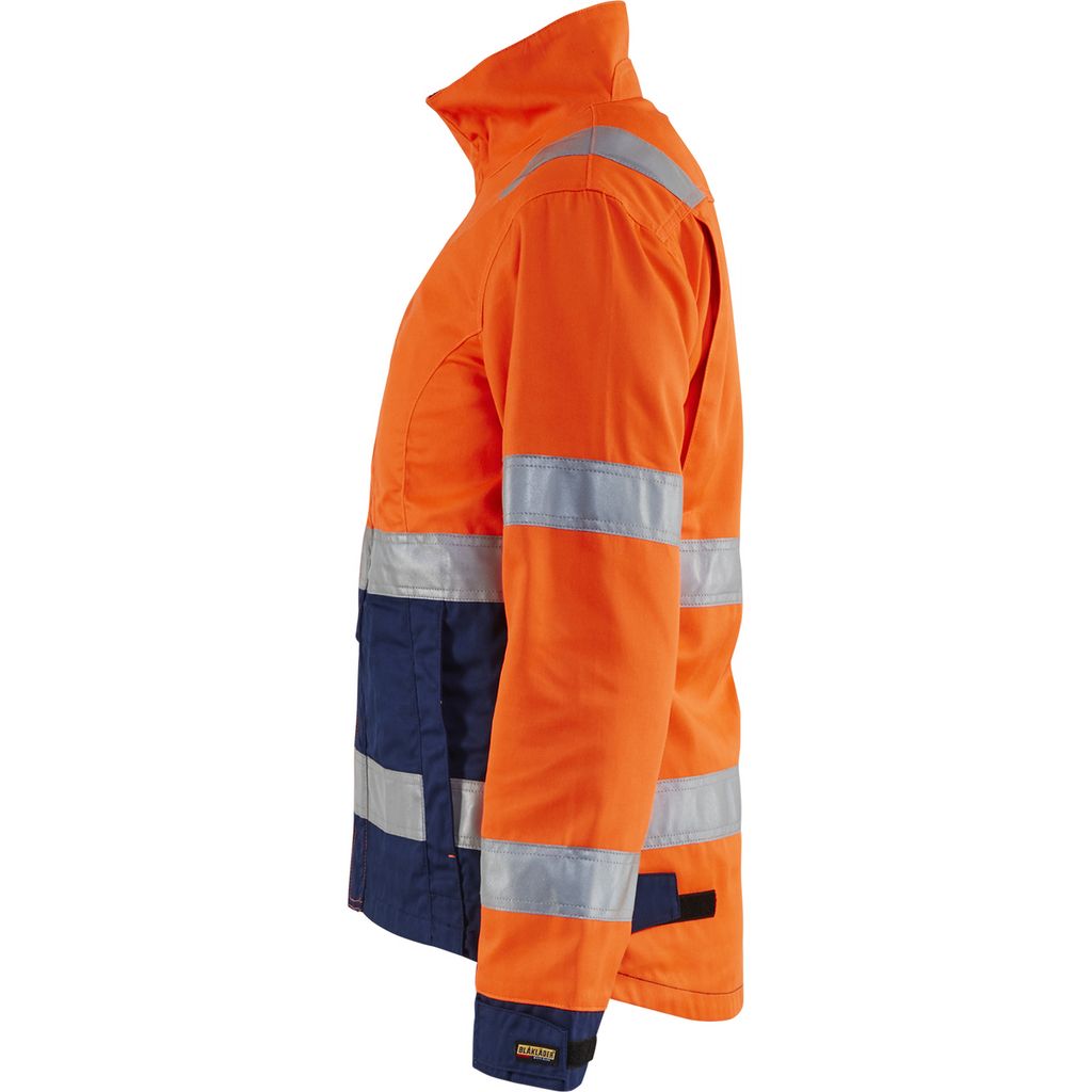 Blaklader High Vis Ladies Jacket, Orange/Navy Blue (3)