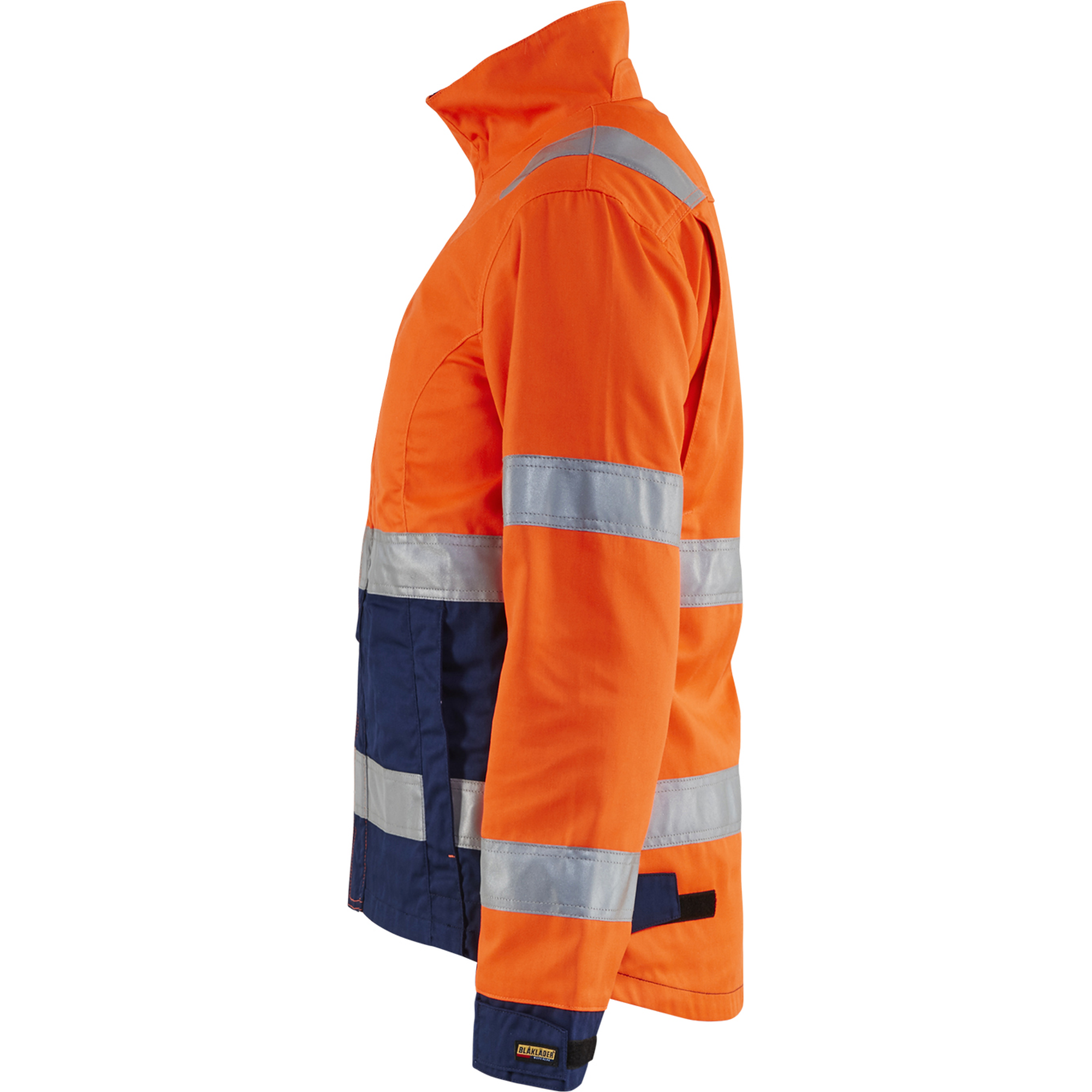 Blaklader High Vis Ladies Jacket, Orange/Navy Blue (3)