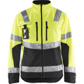 Blaklader High Vis Softshell Jacket, Yellow/Black