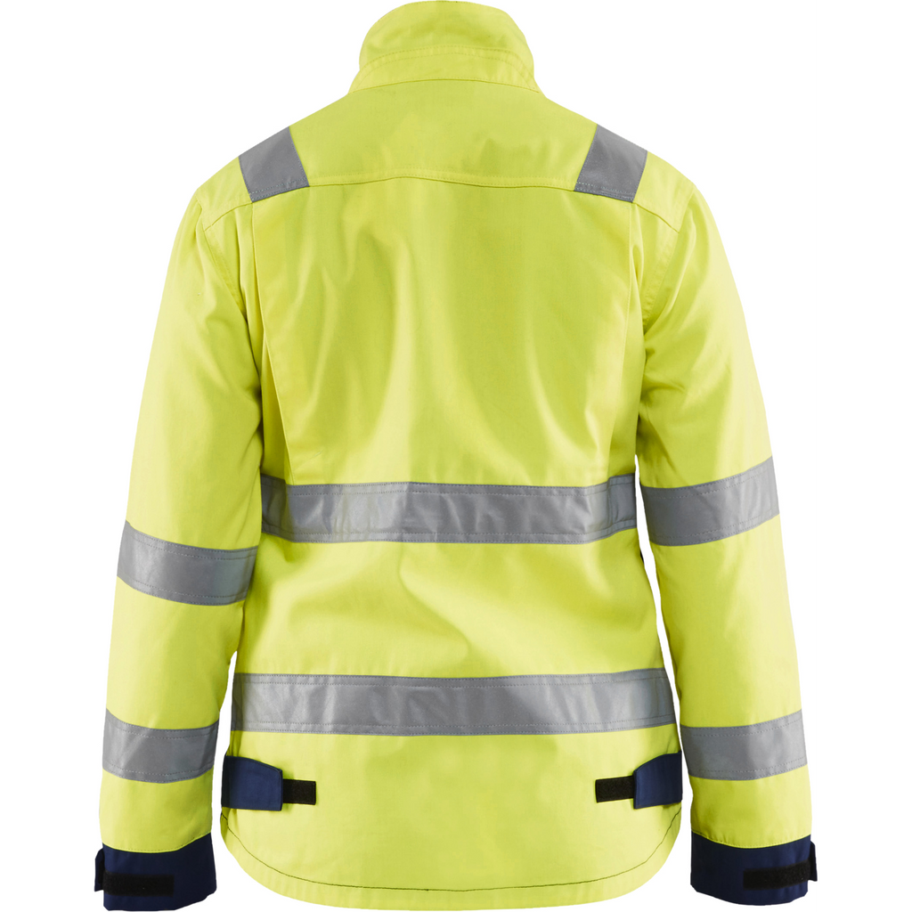 Blaklader High Vis Ladies Jacket, Yellow/Navy (4)