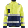 Blaklader High Vis Ladies Jacket, Yellow/Navy
