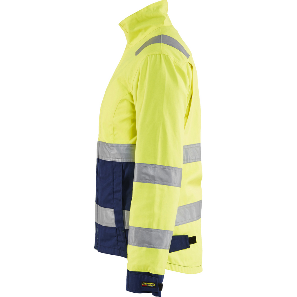 Blaklader High Vis Ladies Jacket, Yellow/Navy (3)