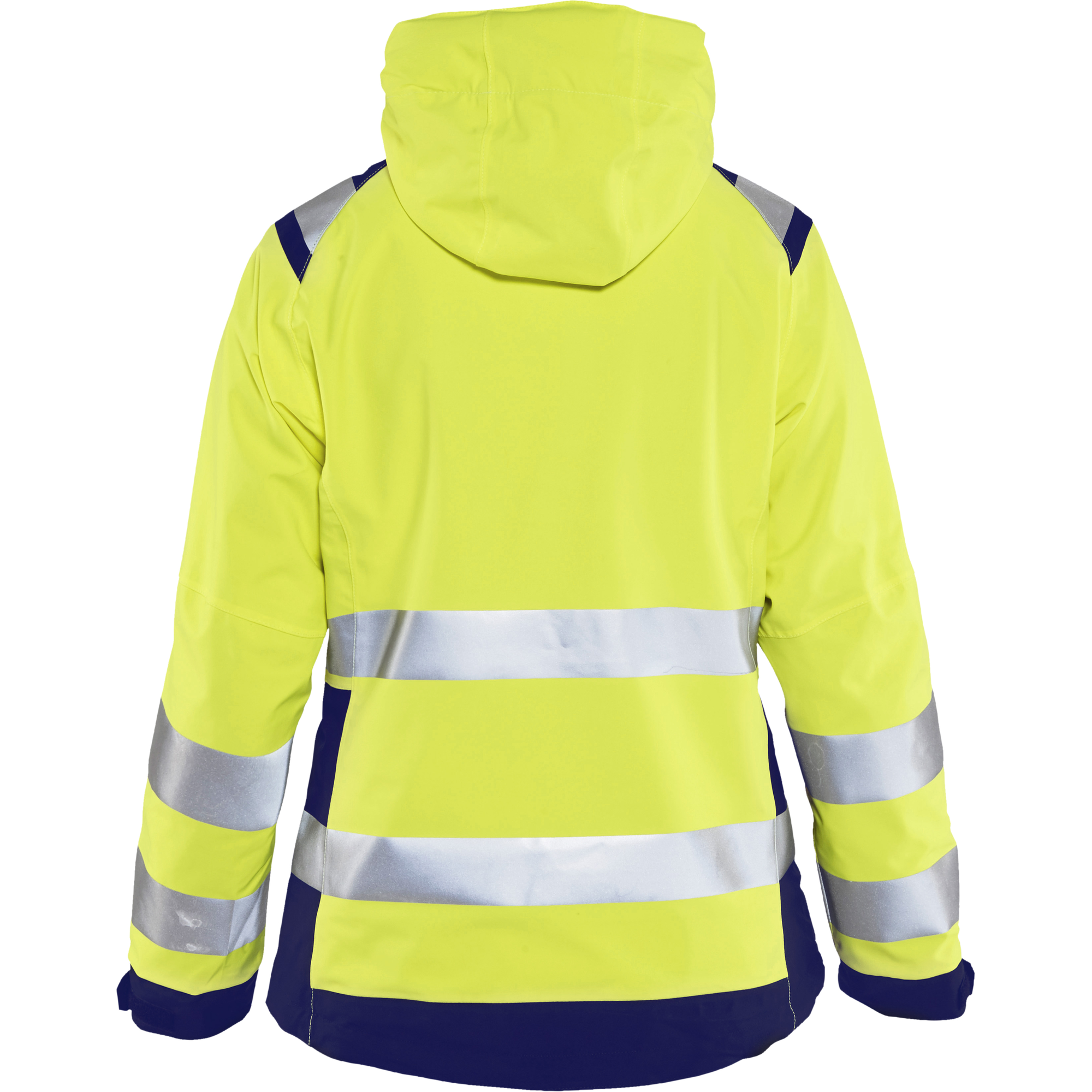 Blaklader High Vis Women's Shell Jacket, Yellow/Navy Blue (4)