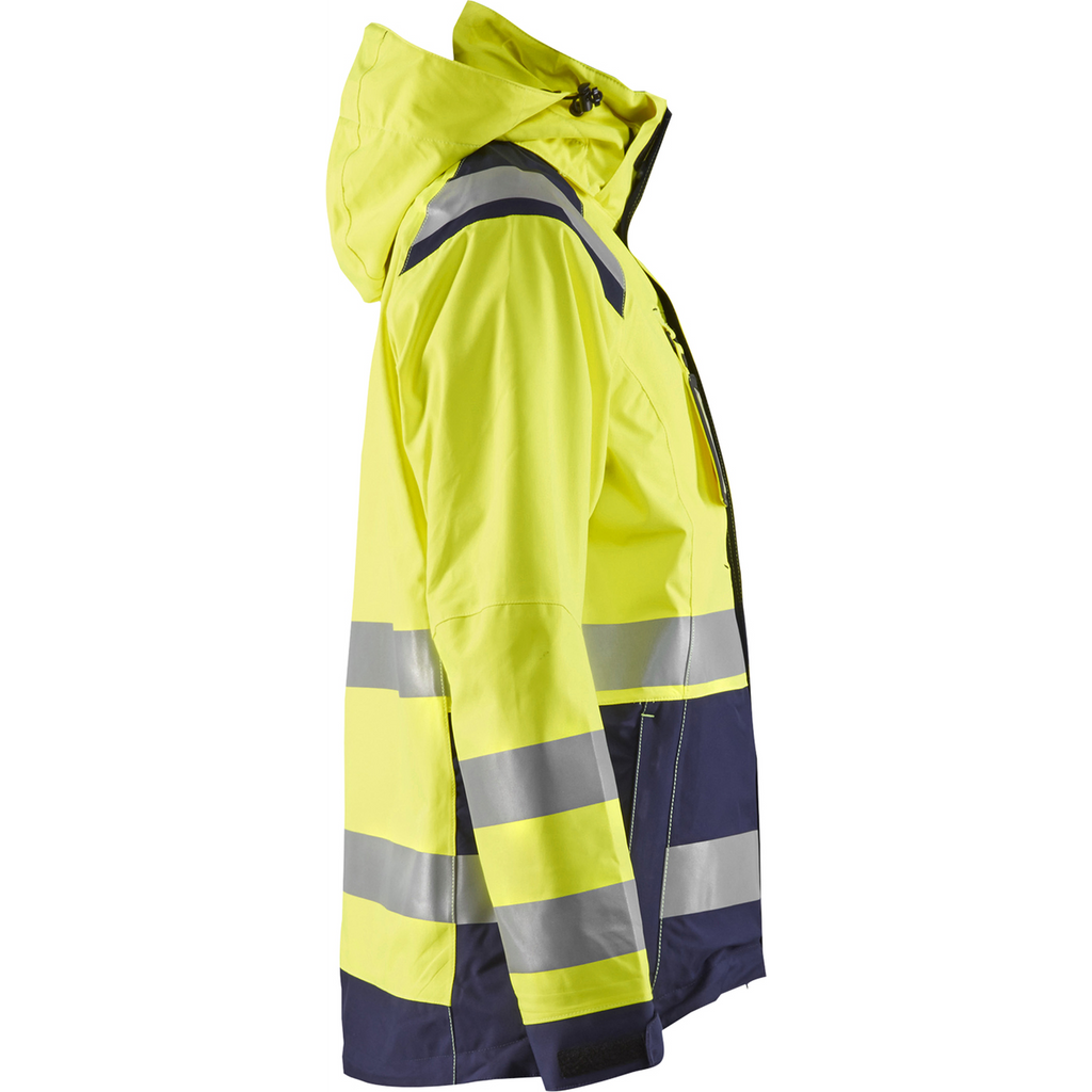 Blaklader High Vis Women's Shell Jacket, Yellow/Navy Blue (2)