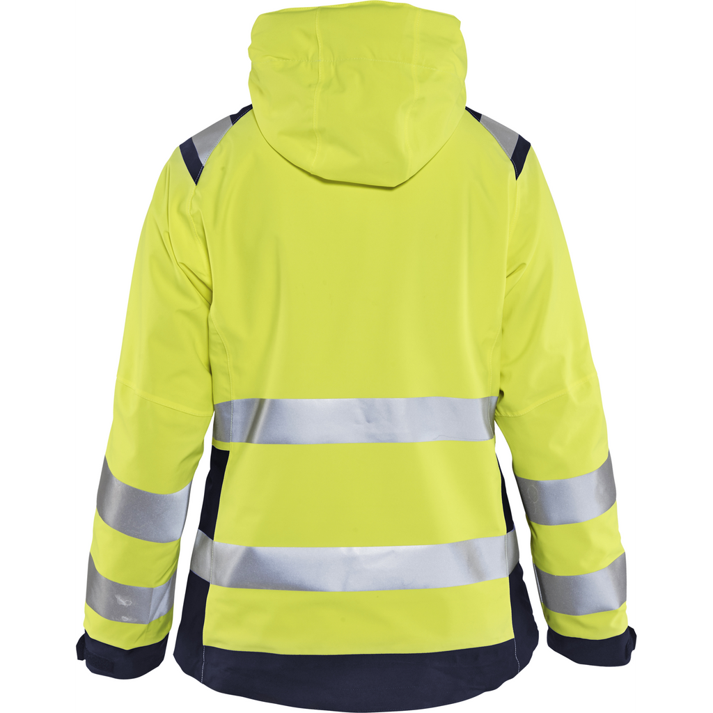 Blaklader High Vis Ladies Shell Jacket, Yellow/Black (4)