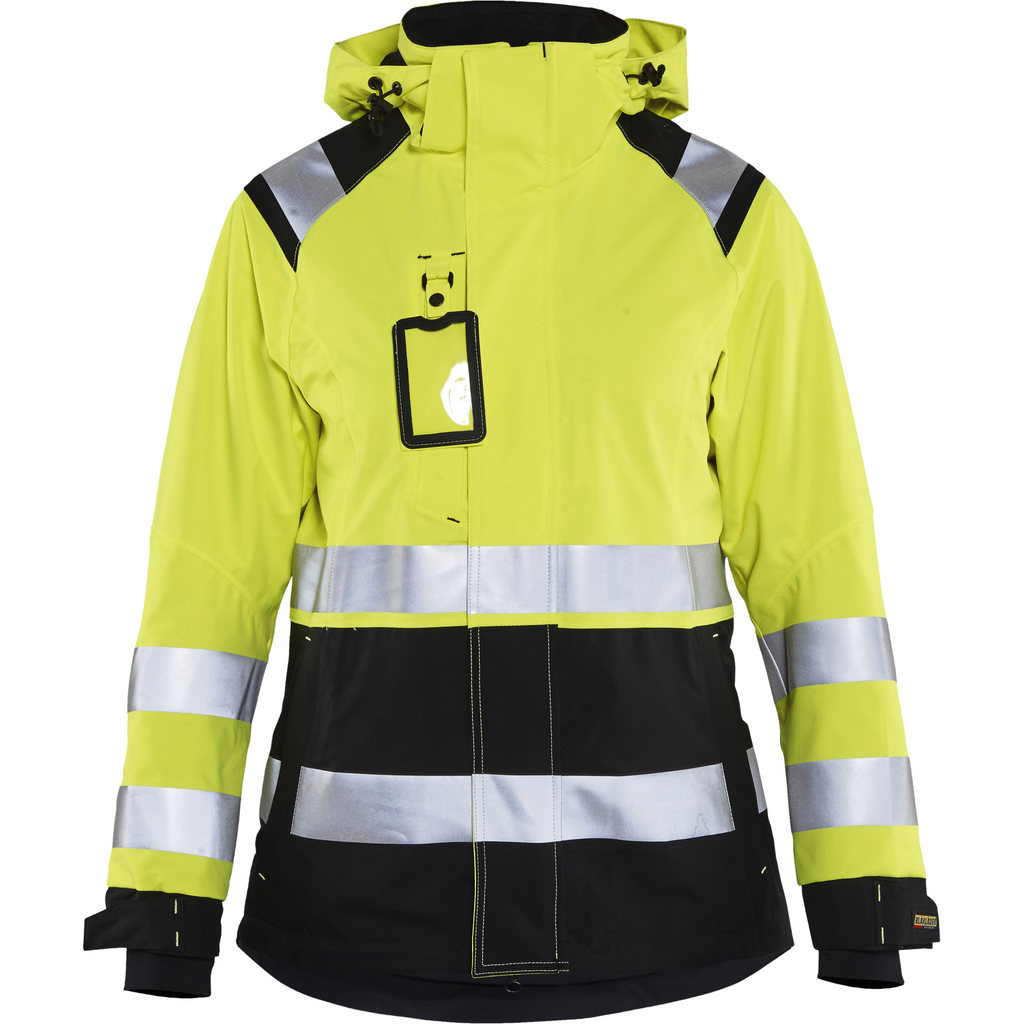 Blaklader High Vis Ladies Shell Jacket, Yellow/Black
