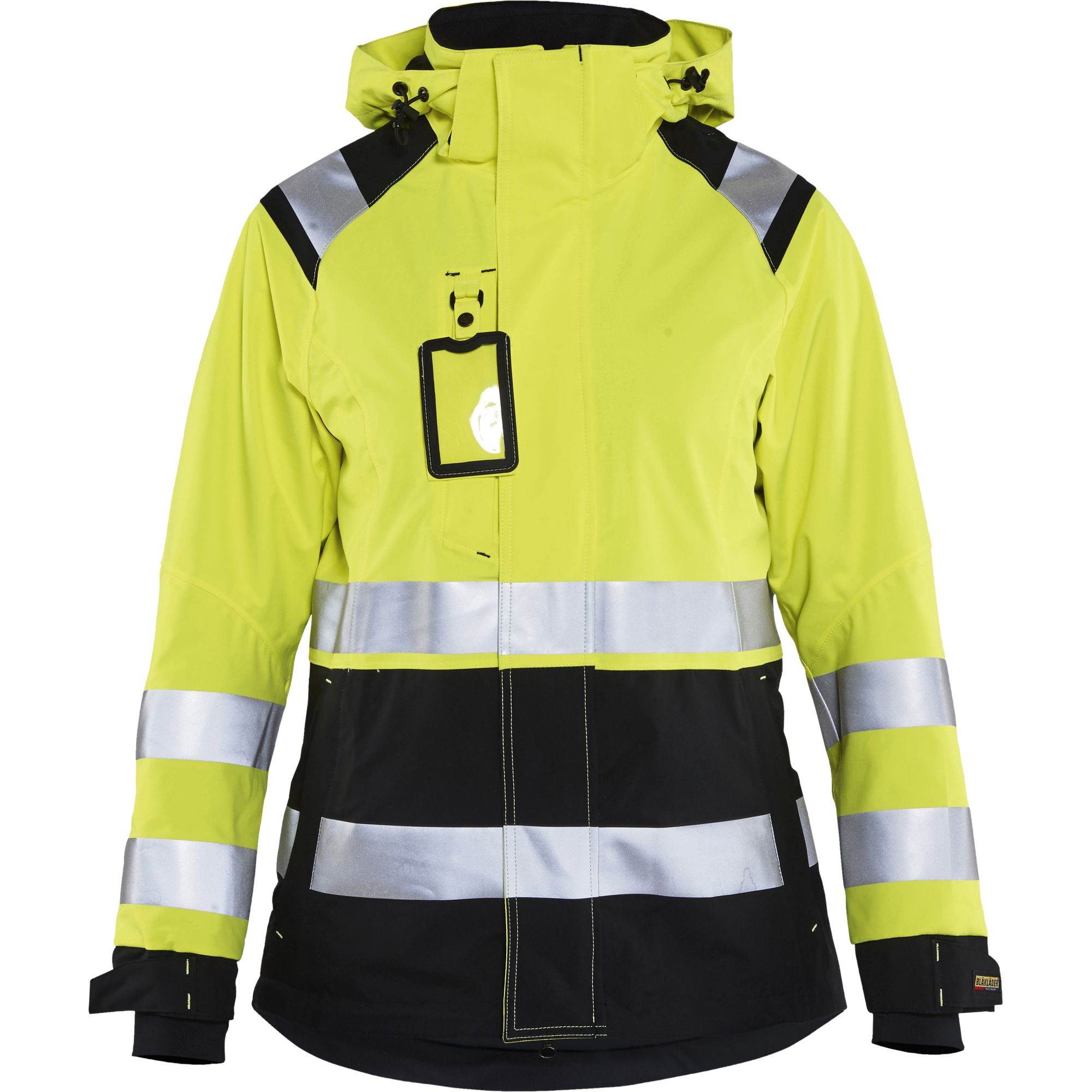 Blaklader High Vis Ladies Shell Jacket, Yellow/Black