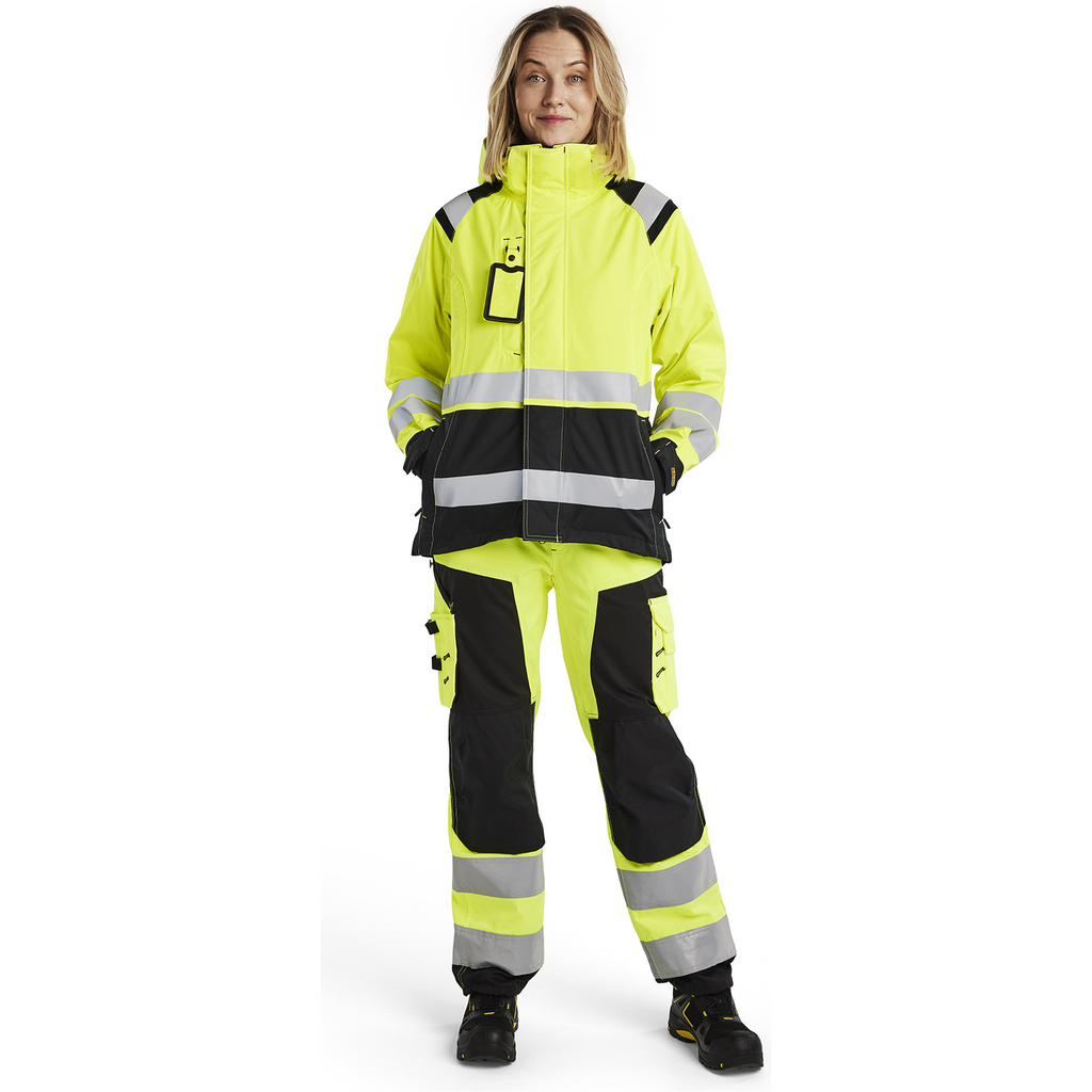 Blaklader High Vis Ladies Shell Jacket, Yellow/Black (5)
