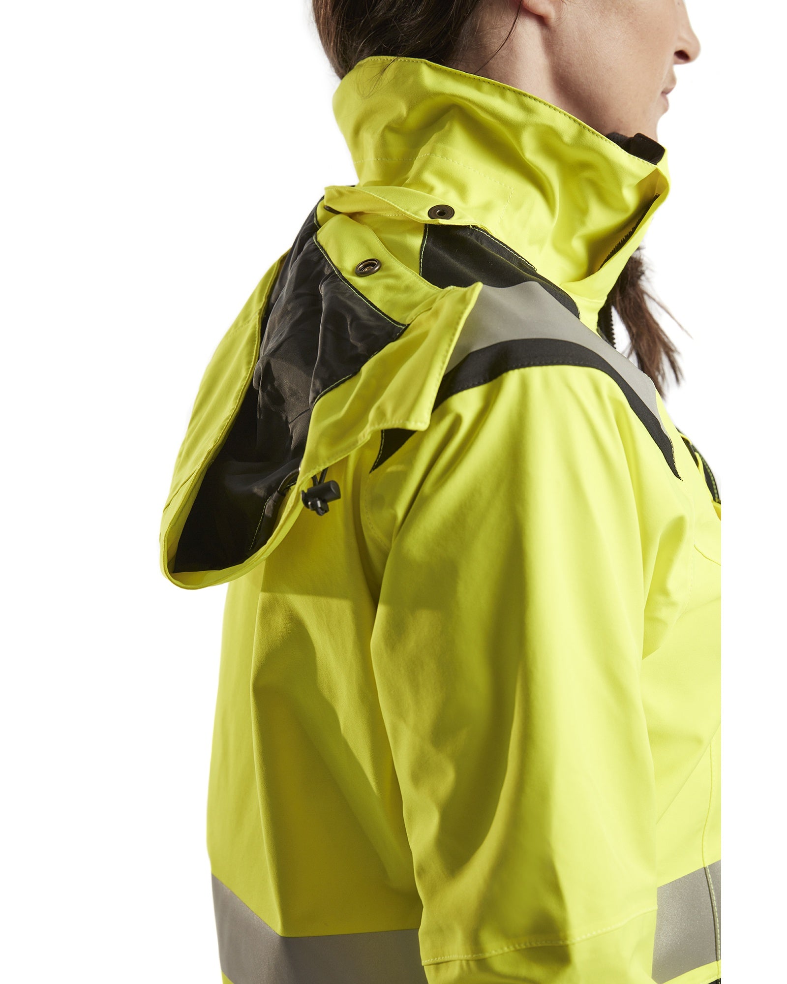 Blaklader High Vis Ladies Shell Jacket, Yellow/Black (8)
