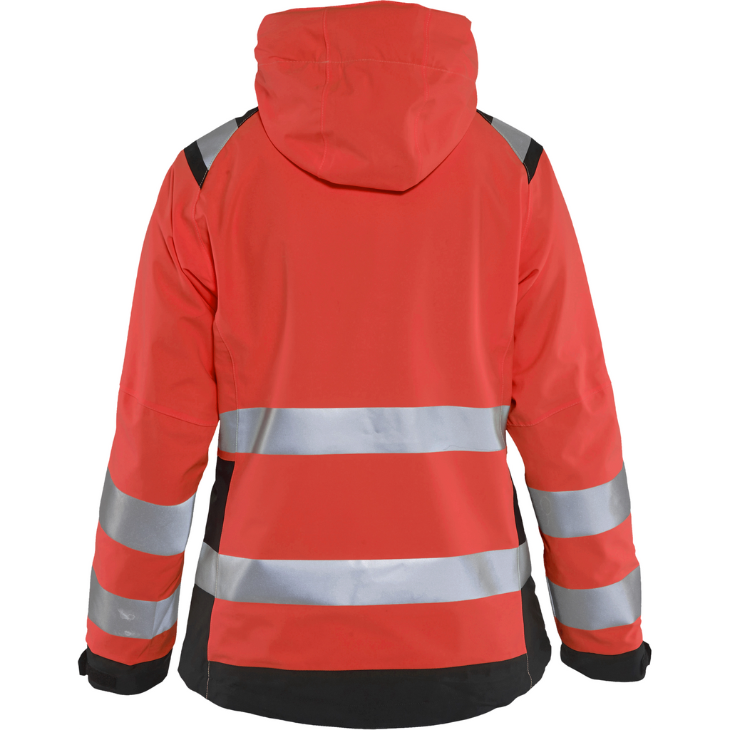 Blaklader High Vis Women's Shell Jacket, Red/Black (4)