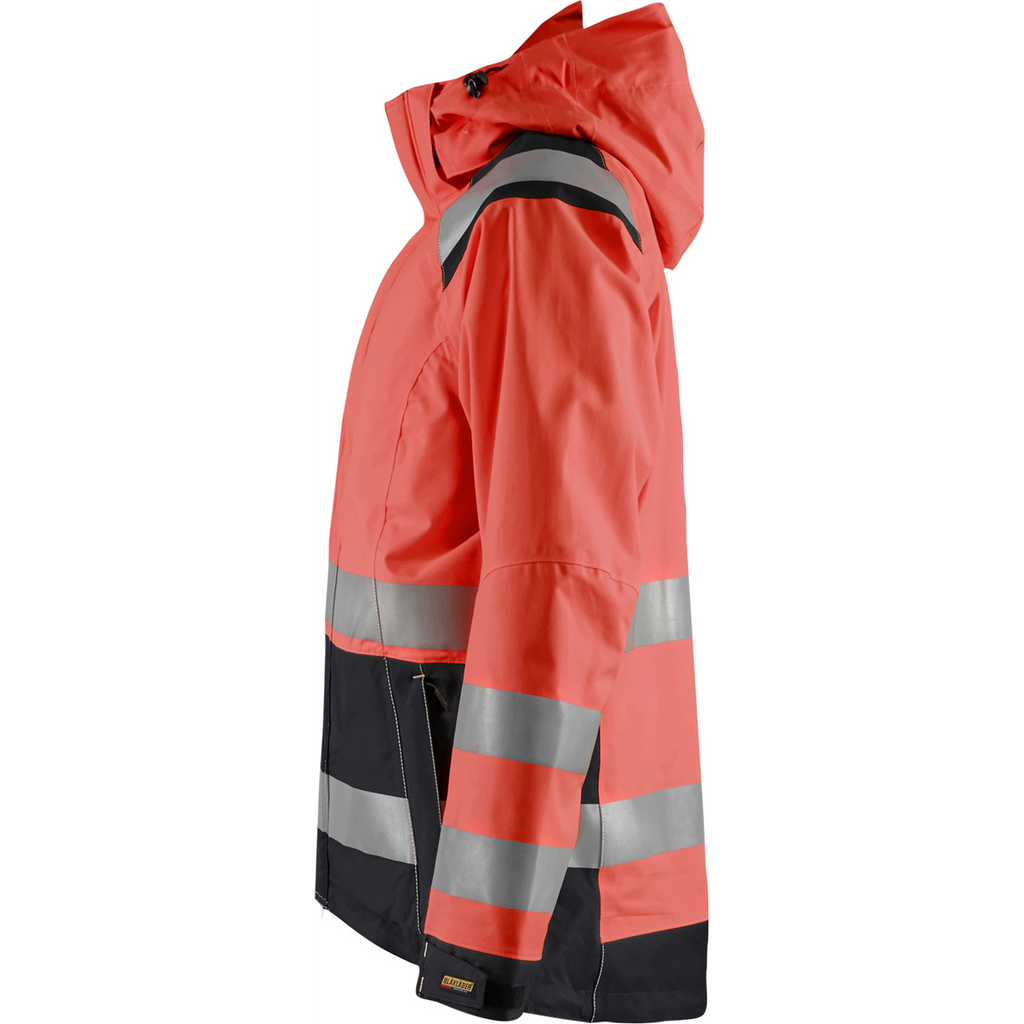 Blaklader High Vis Women's Shell Jacket, Red/Black (3)