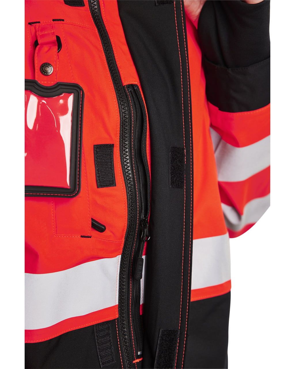 Blaklader High Vis Women's Shell Jacket, Red/Black (6)