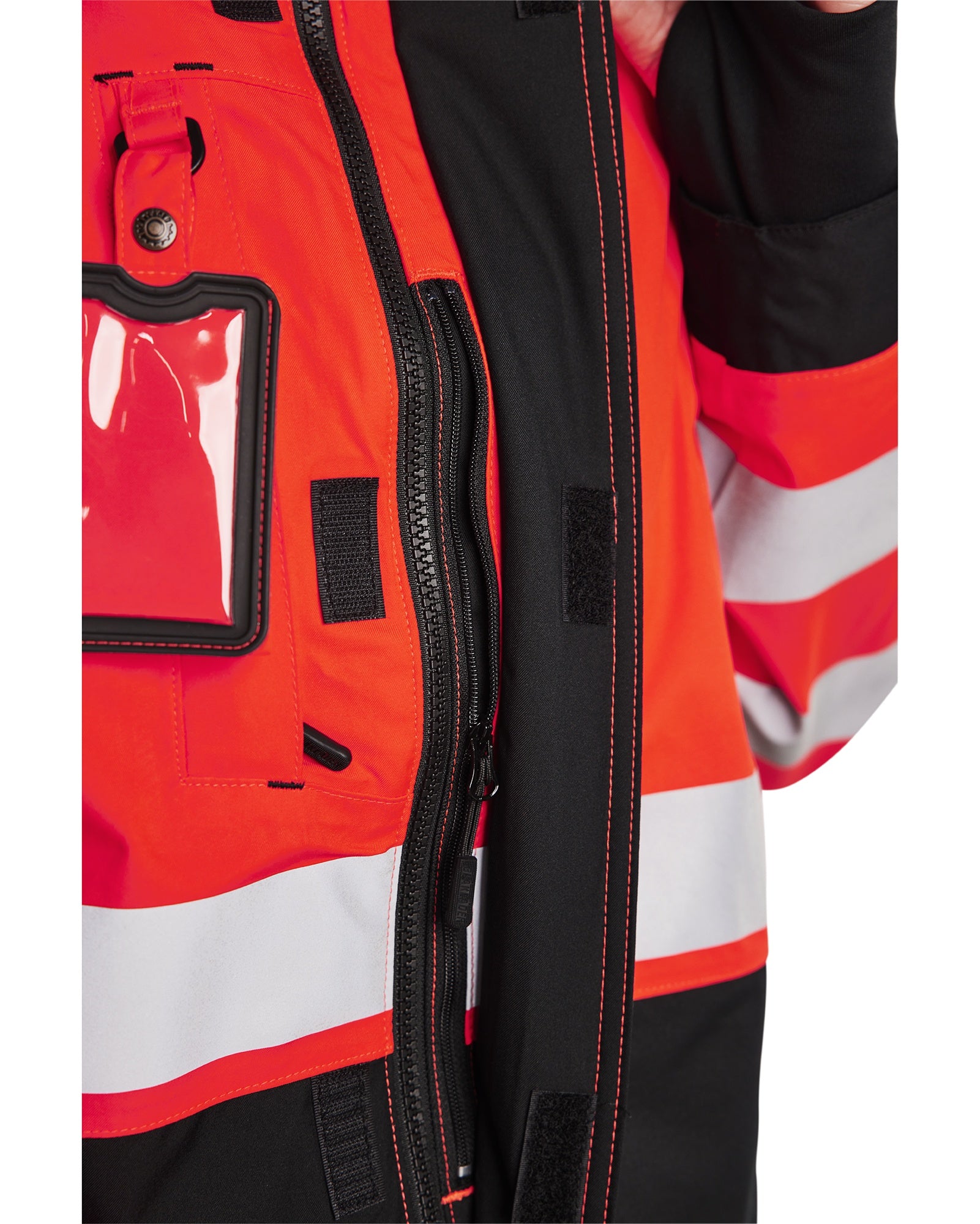 Blaklader High Vis Women's Shell Jacket, Red/Black (6)