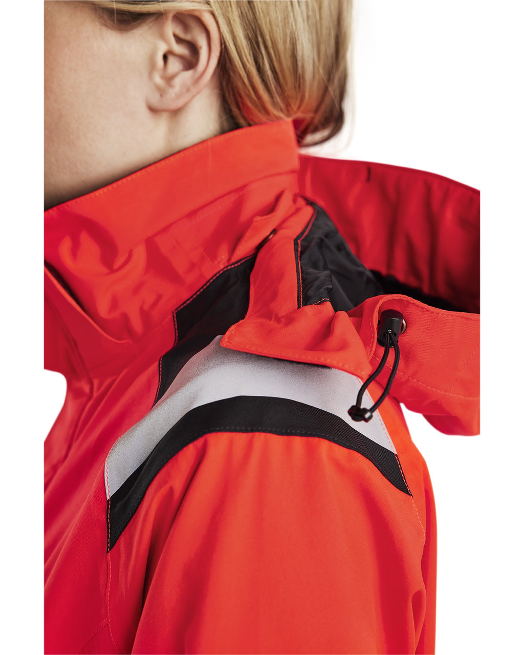 Blaklader High Vis Women's Shell Jacket, Red/Black (7)