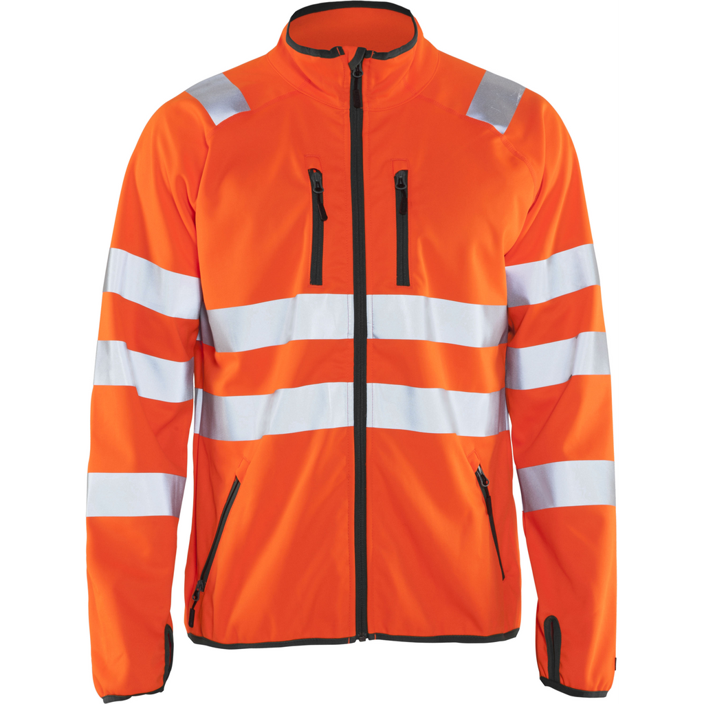 Blaklader High Vis Softshell Jacket, Orange