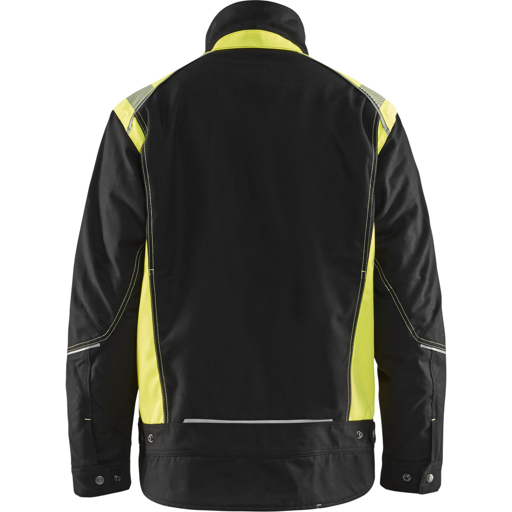 Blaklader Winter Jacket, Black/Yellow (4)