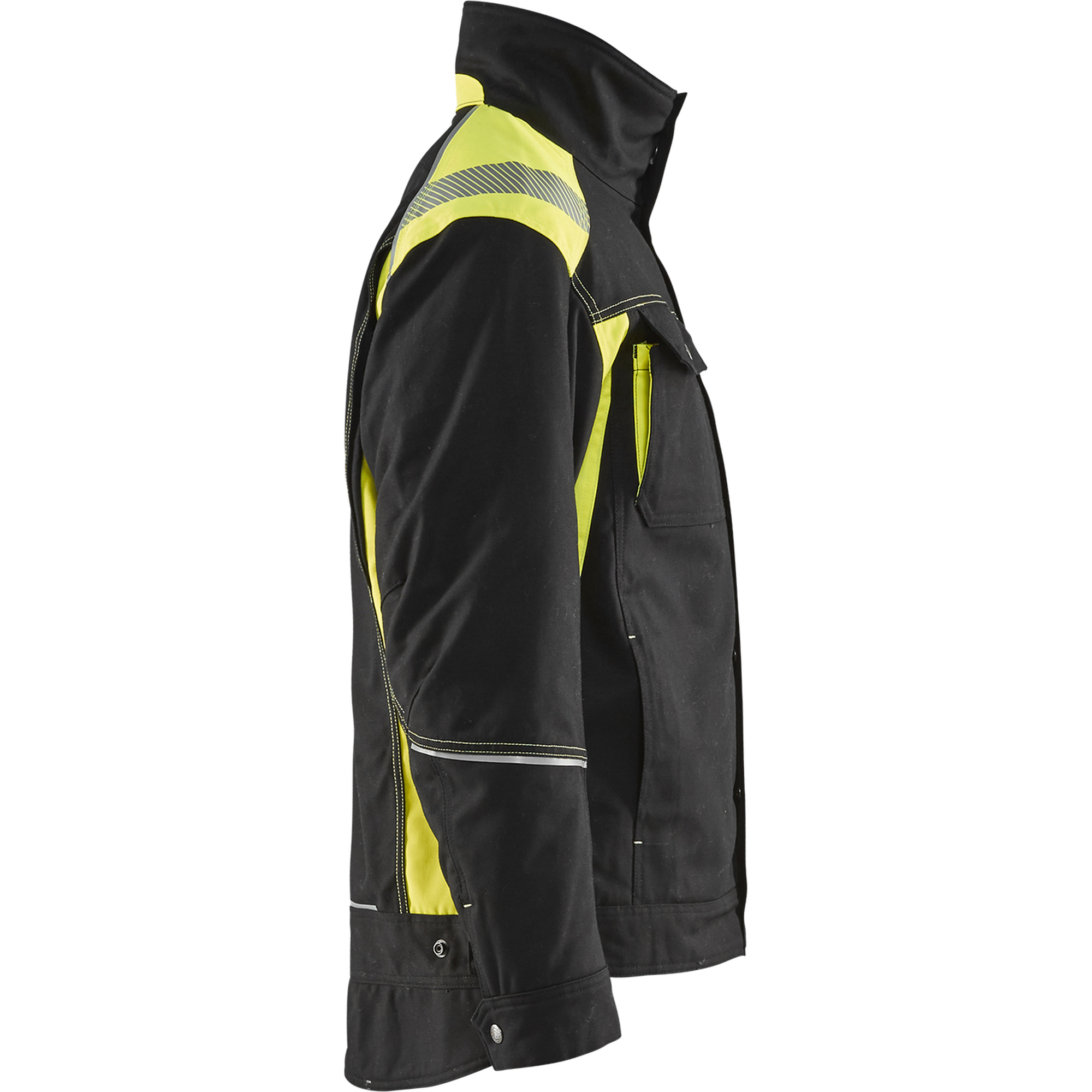 Blaklader Winter Jacket, Black/Yellow (2)