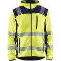 Blaklader High Vis Knitted Jacket, Yellow/Navy Blue