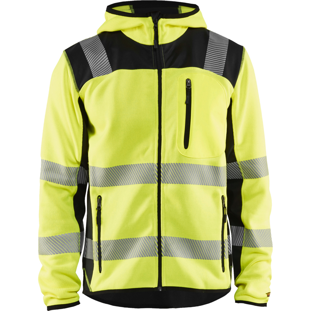 Blaklader High Vis Knitted Jacket, Yellow/Black