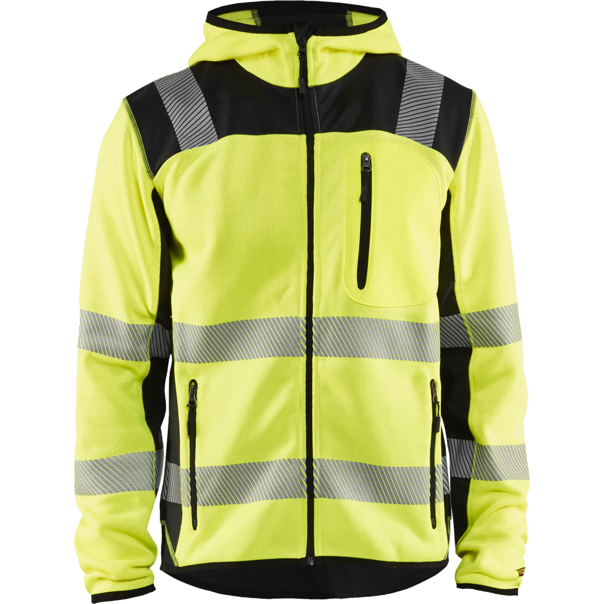 Blaklader High Vis Knitted Jacket, Yellow/Black