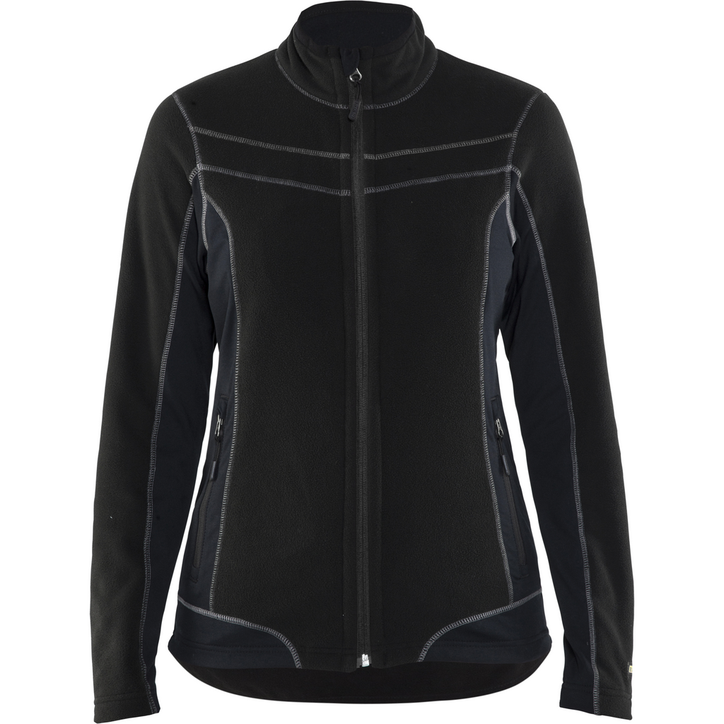 Blaklader Ladies Microfleece Jacket, Black