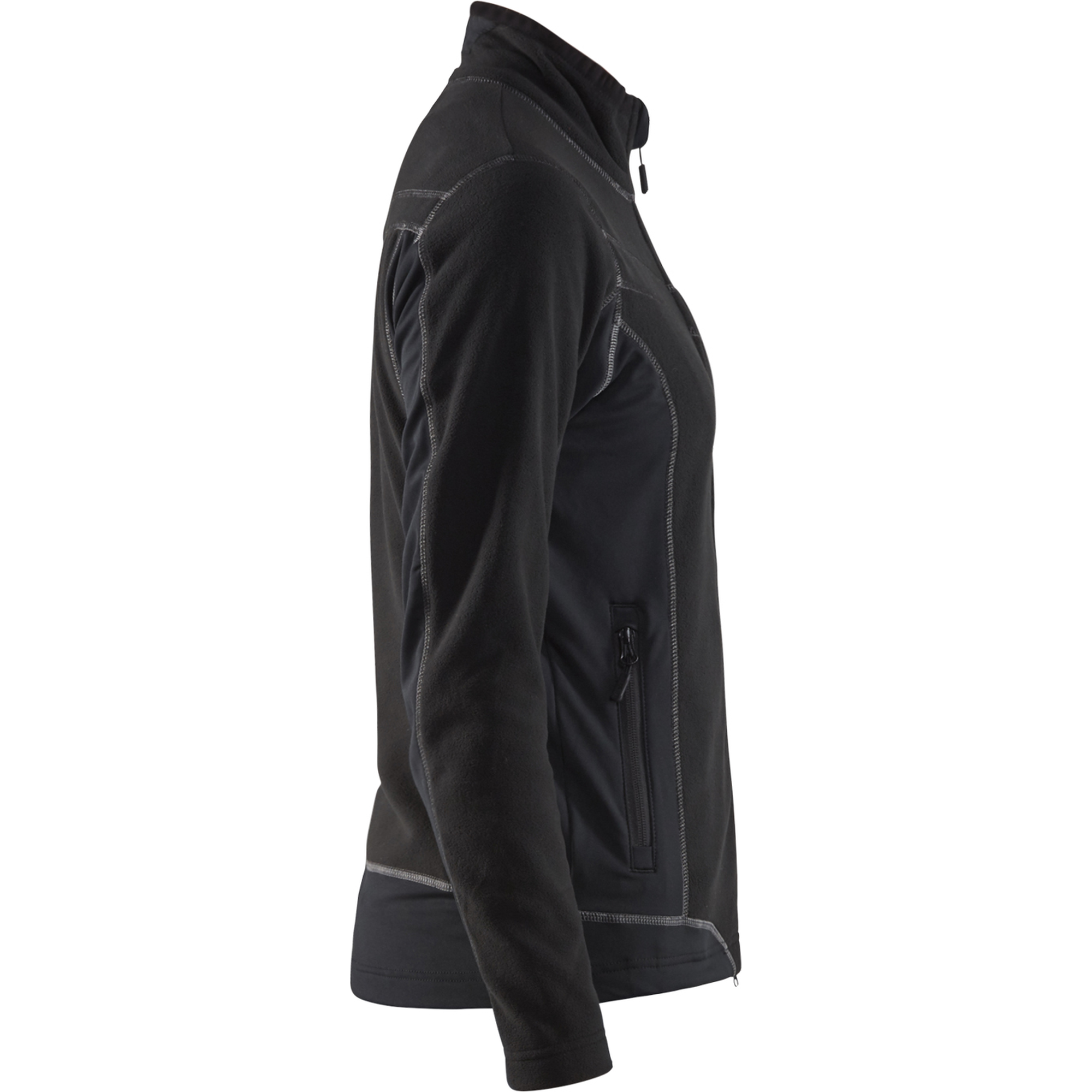Blaklader Ladies Microfleece Jacket, Black (2)