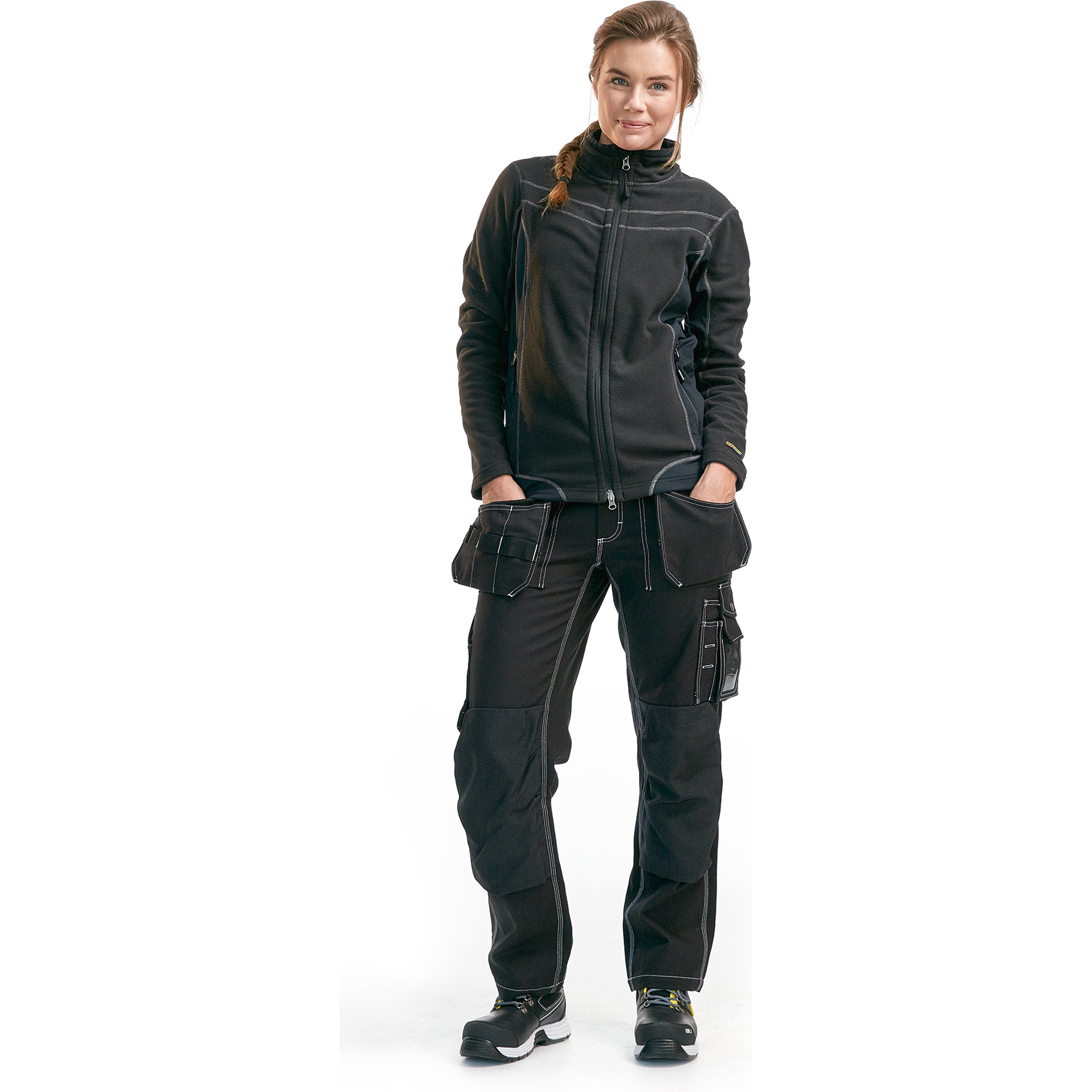 Blaklader Ladies Microfleece Jacket, Black (5)