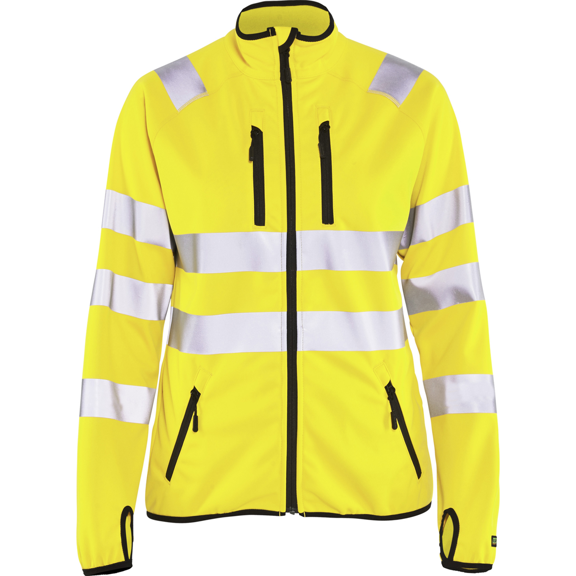 Blaklader High Vis Ladies Softshell Jacket, Yellow