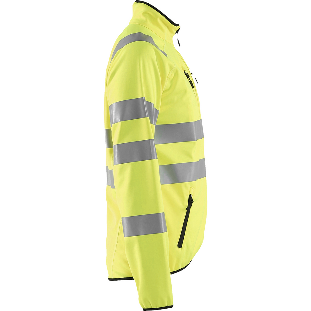 Blaklader High Vis Ladies Softshell Jacket, Yellow (2)