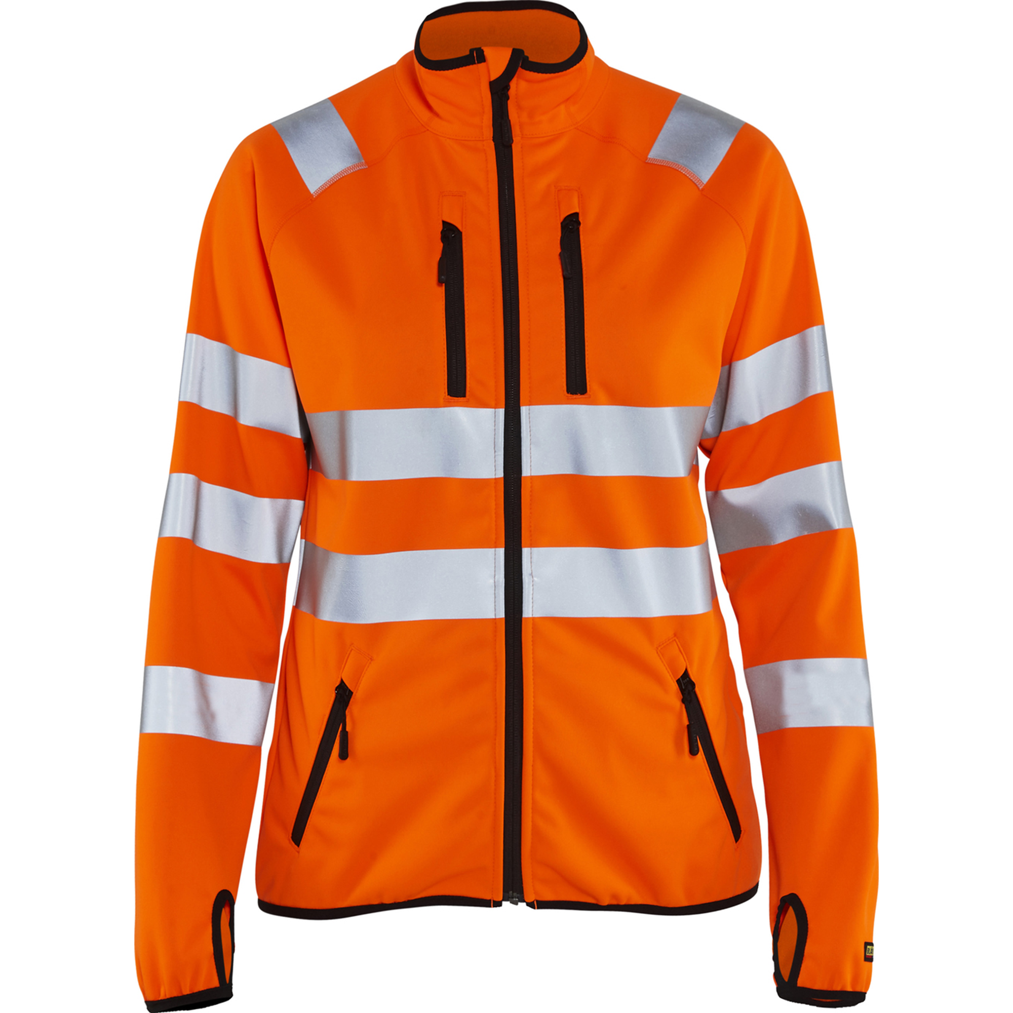 Blaklader High Vis Ladies Softshell Jacket, Orange