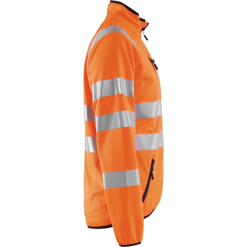 Blaklader High Vis Ladies Softshell Jacket, Orange (2)