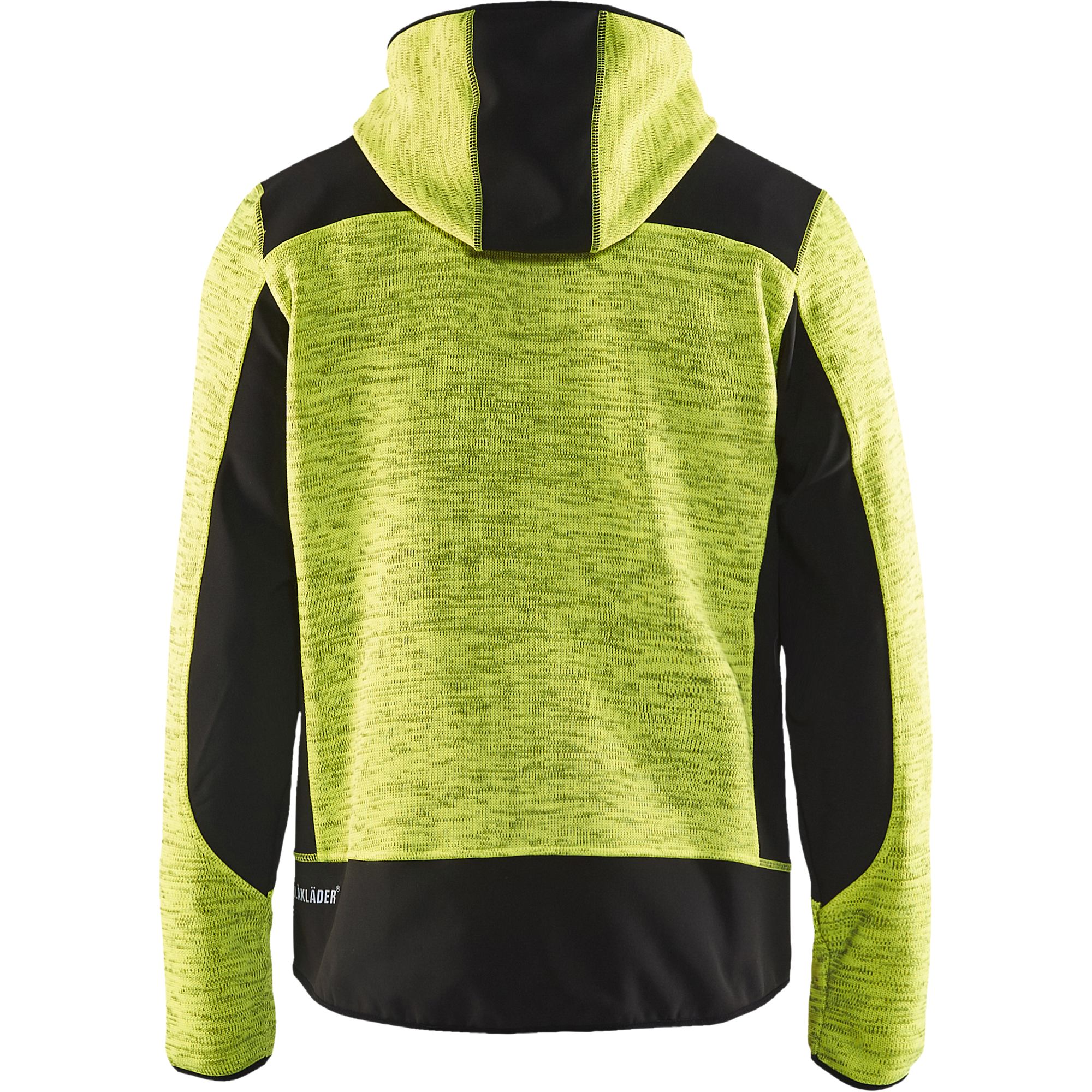 Blaklader Knitted Softshell Jacket, Yellow/Black (4)