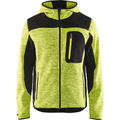 Blaklader Knitted Softshell Jacket, Yellow/Black