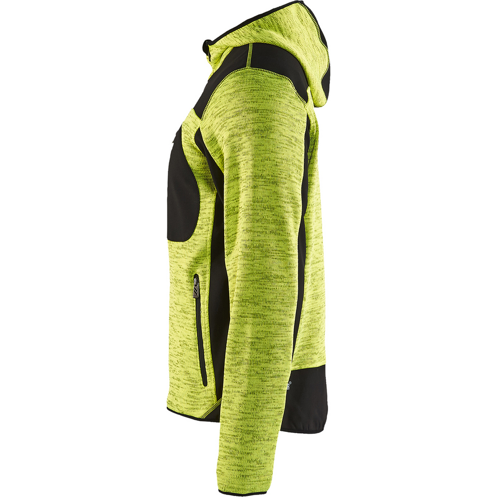 Blaklader Knitted Softshell Jacket, Yellow/Black (3)
