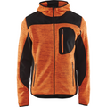 Blaklader Softshell Knitted Jacket, Orange/Black