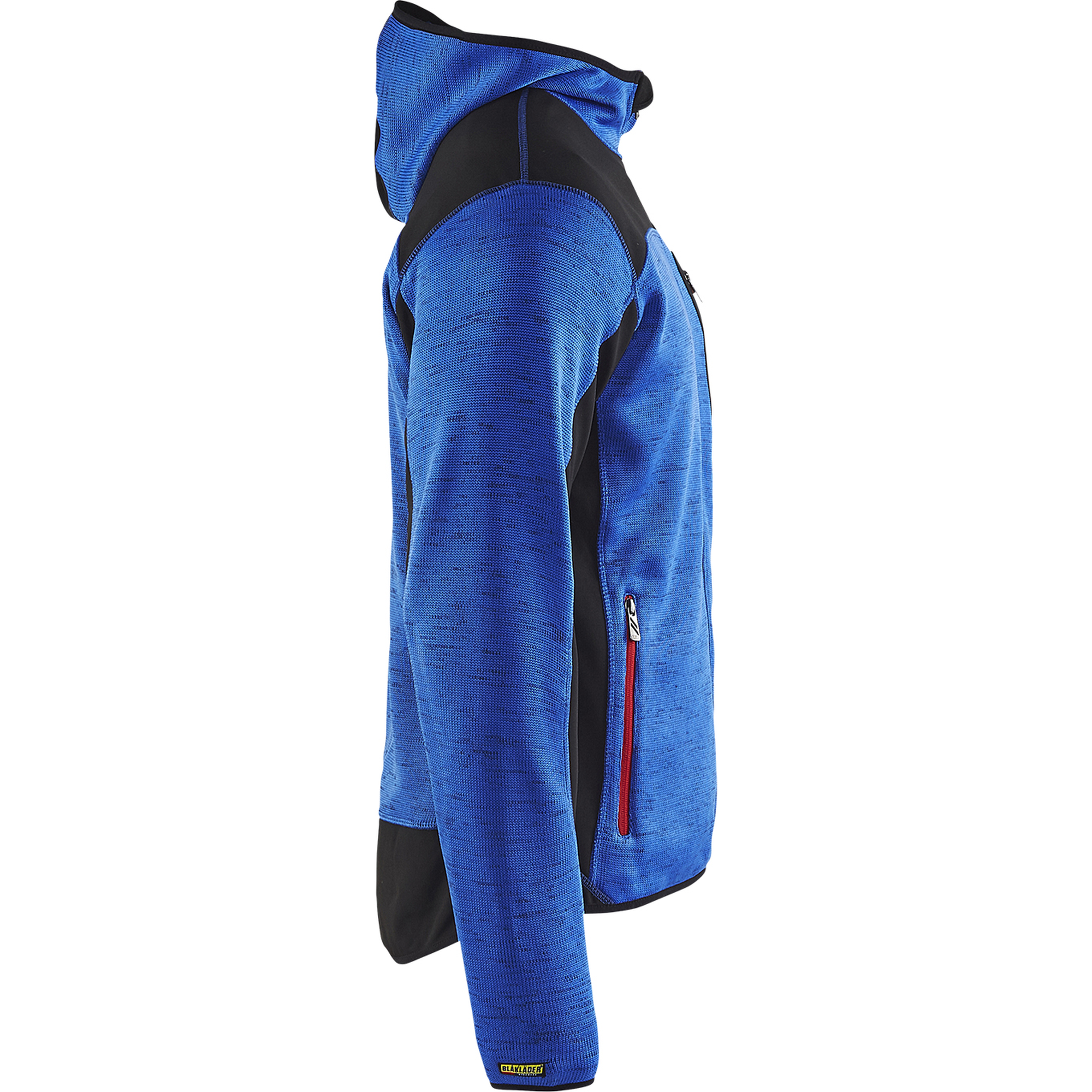 Blaklader Knitted Softshell Jacket, Cornflower Blue/Black (2)