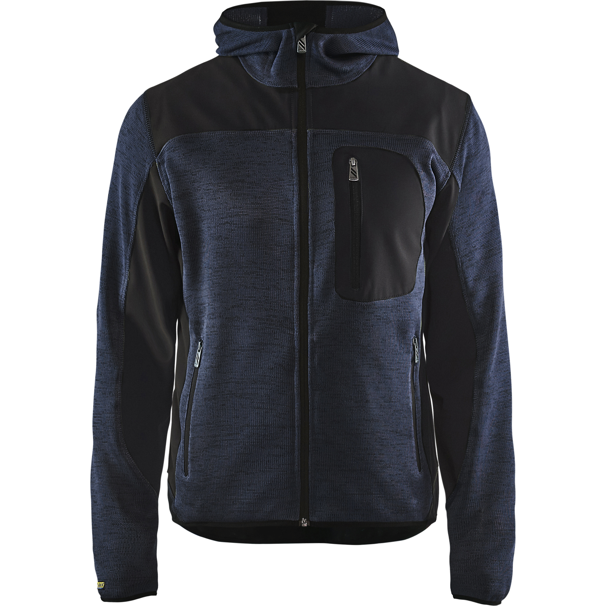 Blaklader Softshell Knitted Jacket, Dark Navy/Black