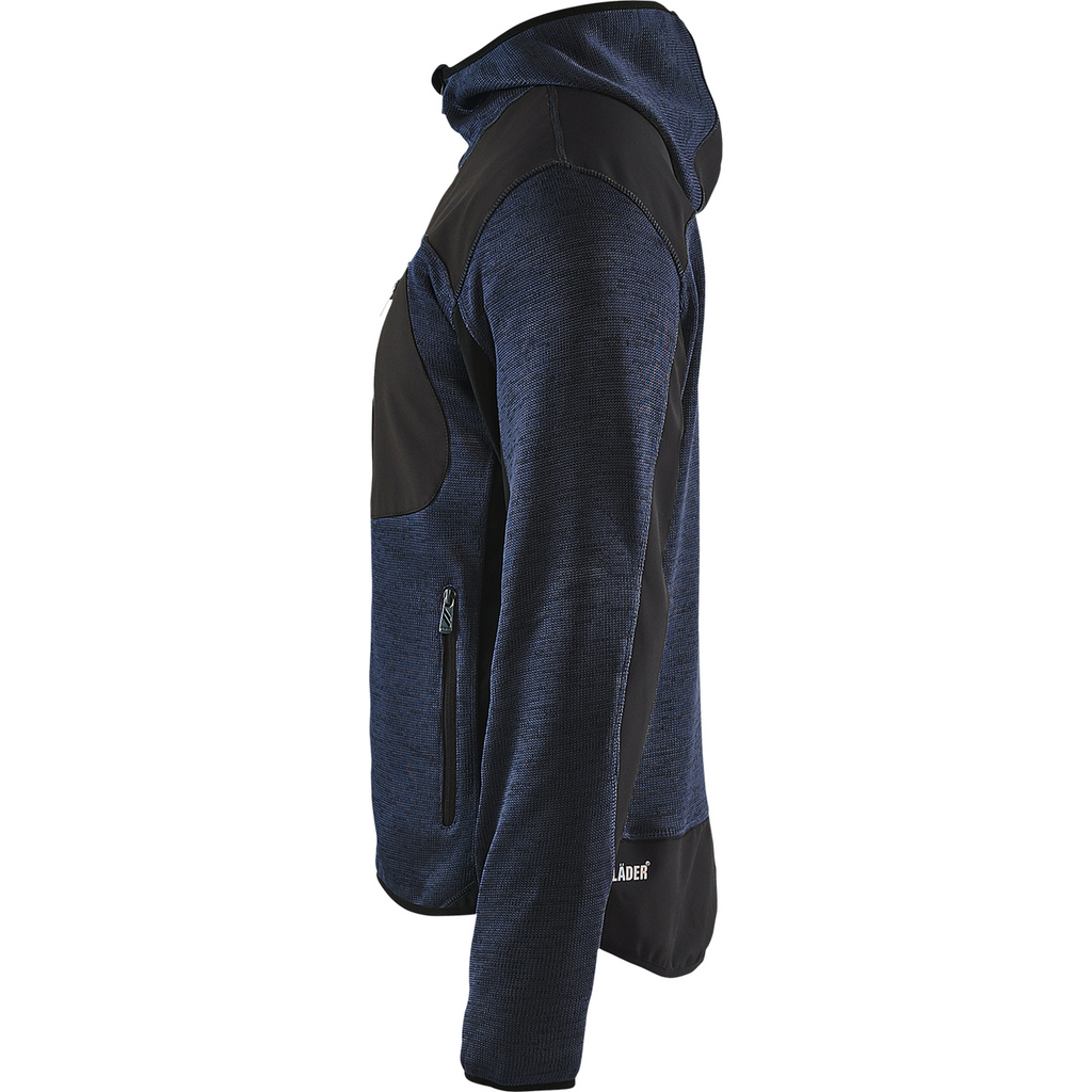 Blaklader Softshell Knitted Jacket, Dark Navy/Black (3)