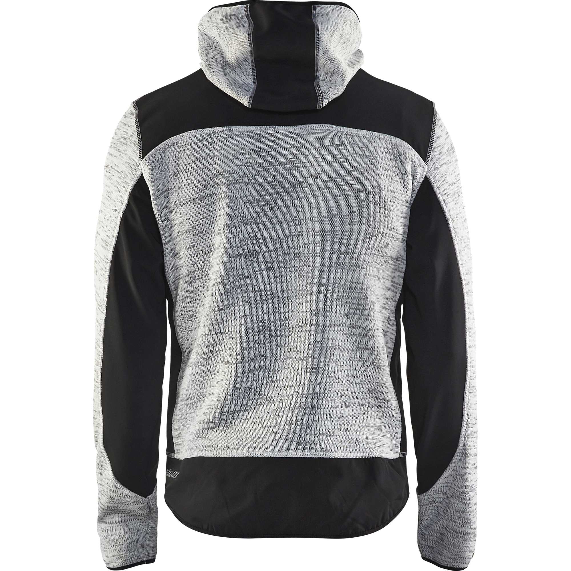 Blaklader Softshell Knitted Jacket, Grey Melange/Black (4)