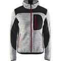 Blaklader Softshell Knitted Jacket, Grey Melange/Black