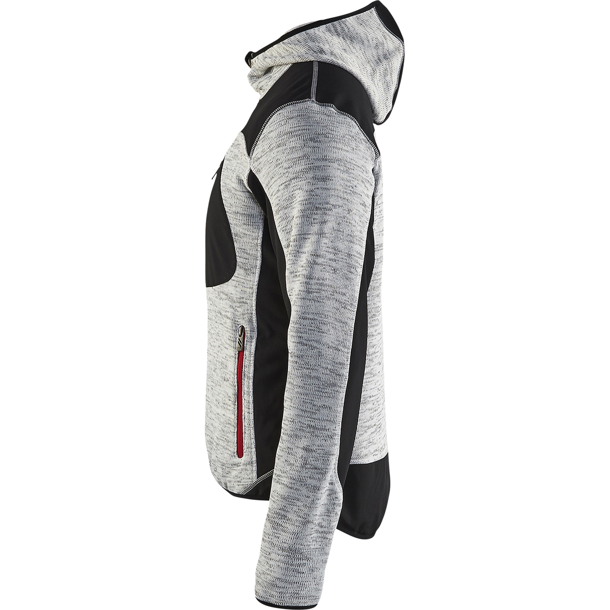 Blaklader Softshell Knitted Jacket, Grey Melange/Black (3)