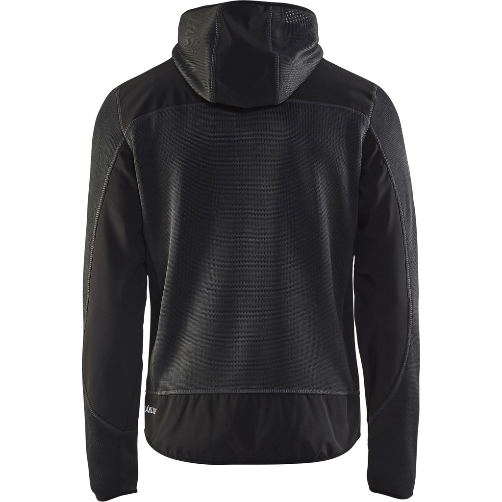 Blaklader Softshell Knitted Jacket, Dark Grey/Black (4)