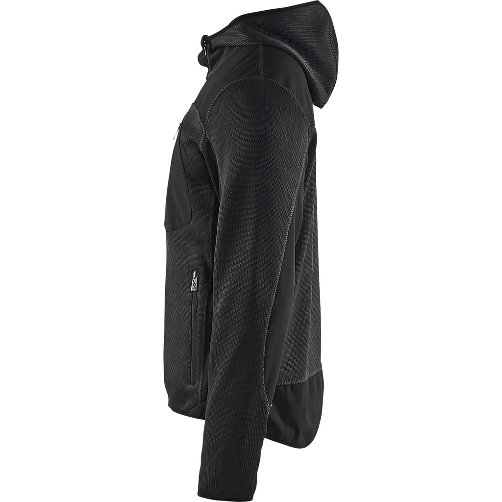 Blaklader Softshell Knitted Jacket, Dark Grey/Black (3)