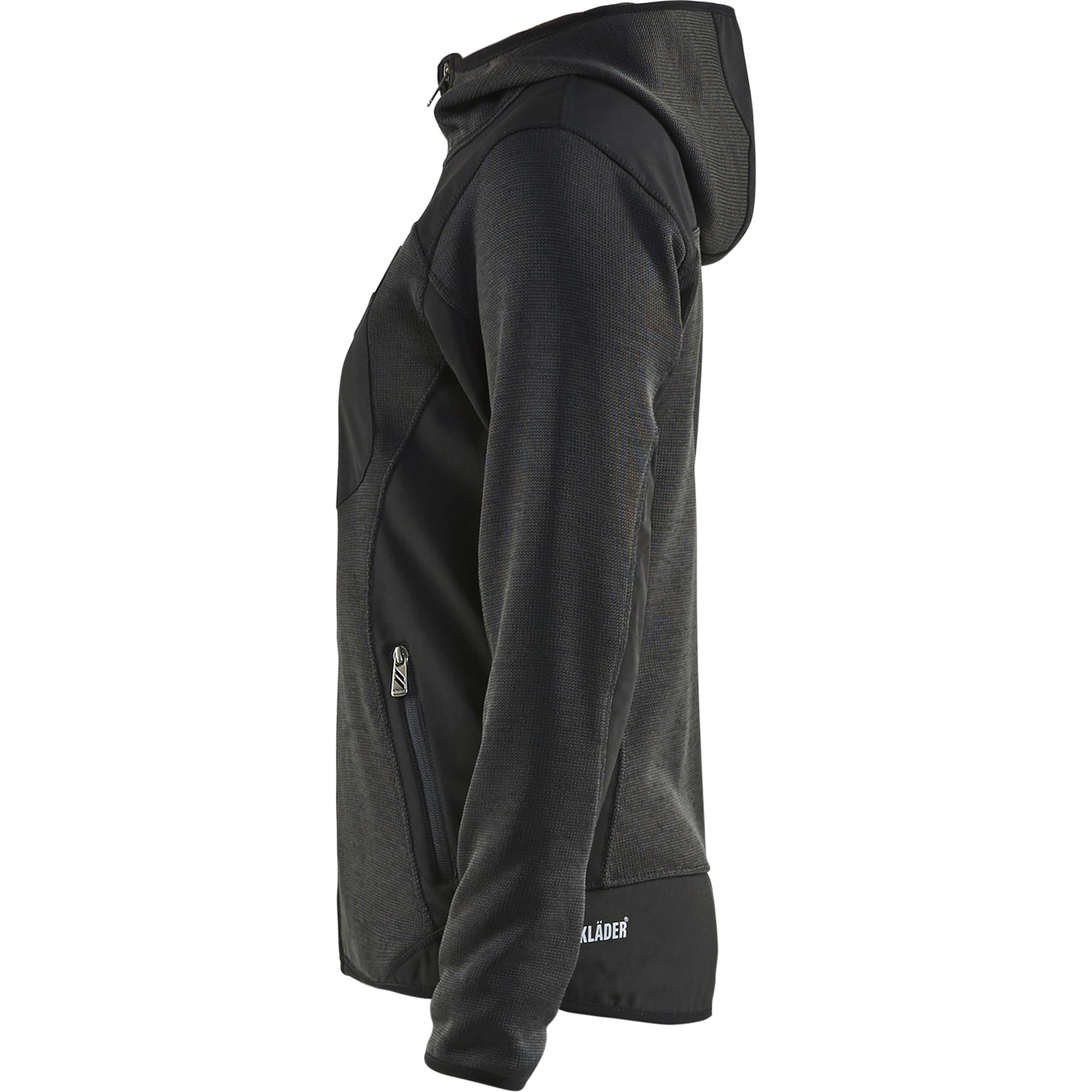 Blaklader Ladies Knitted Jacket, Dark Grey/Black (3)