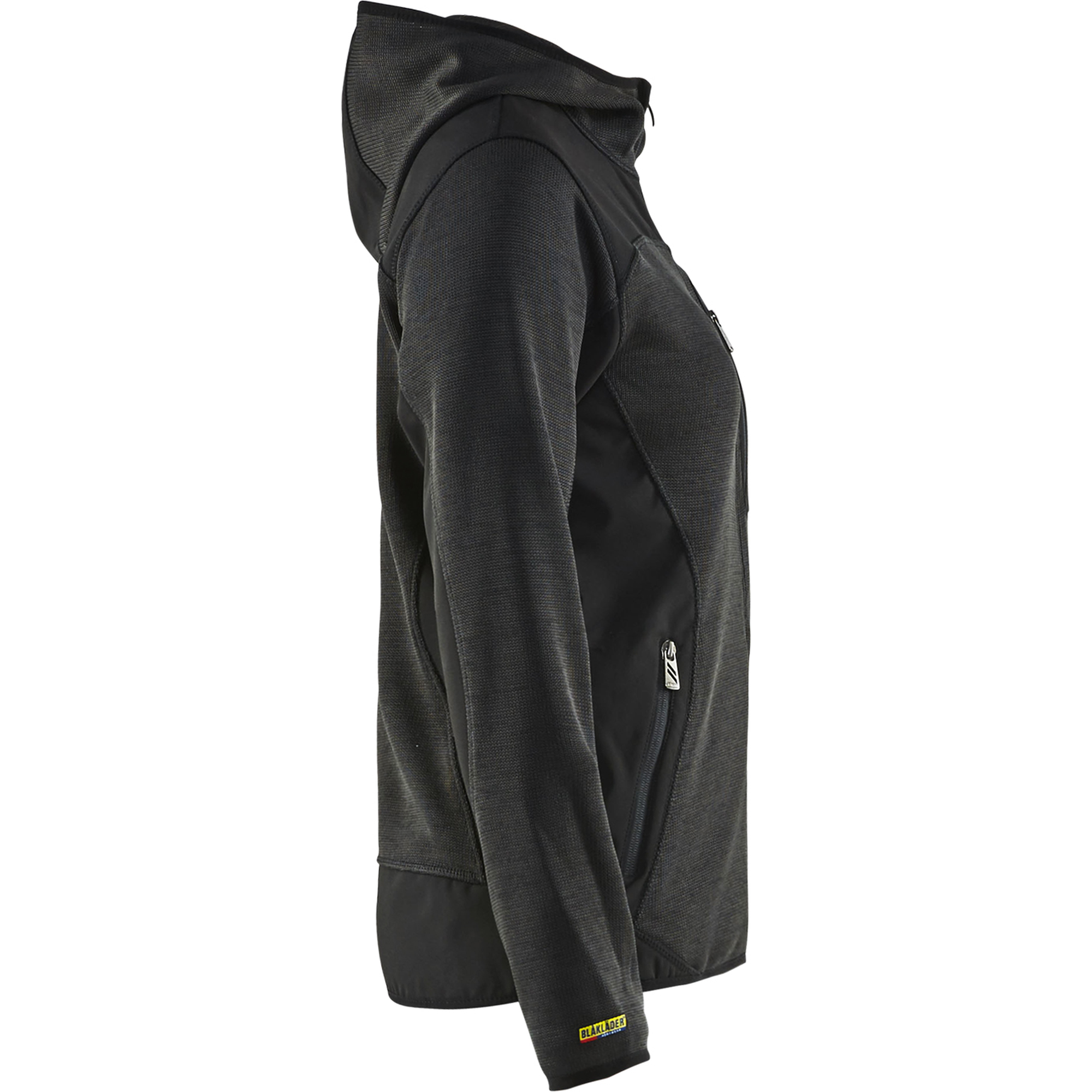 Blaklader Ladies Knitted Jacket, Dark Grey/Black (2)