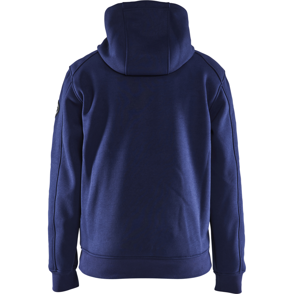 Blaklader Pile Lined Hooded Sweatshirt, Navy Blue (4)