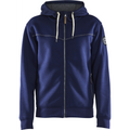 Blaklader Pile Lined Hooded Sweatshirt, Navy Blue