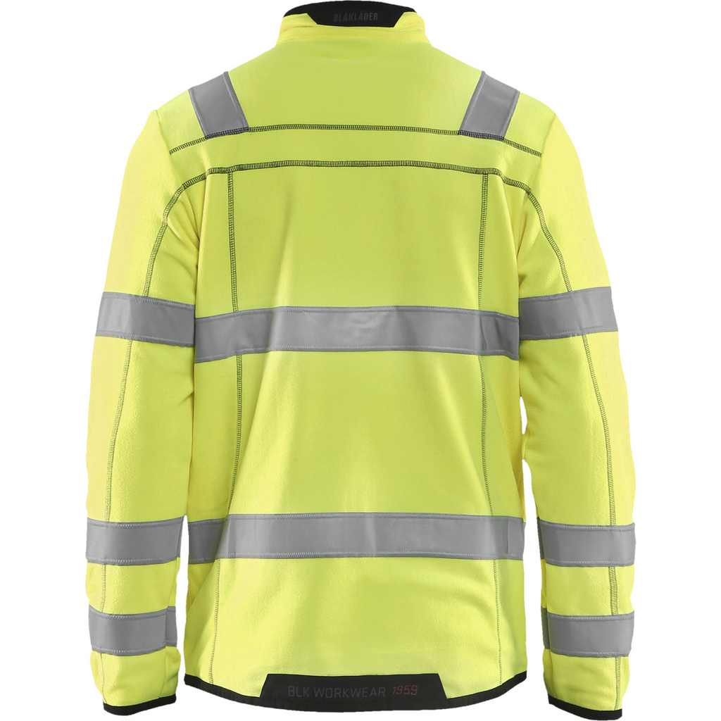 Blaklader High Vis Microfleece Jacket, Yellow (4)